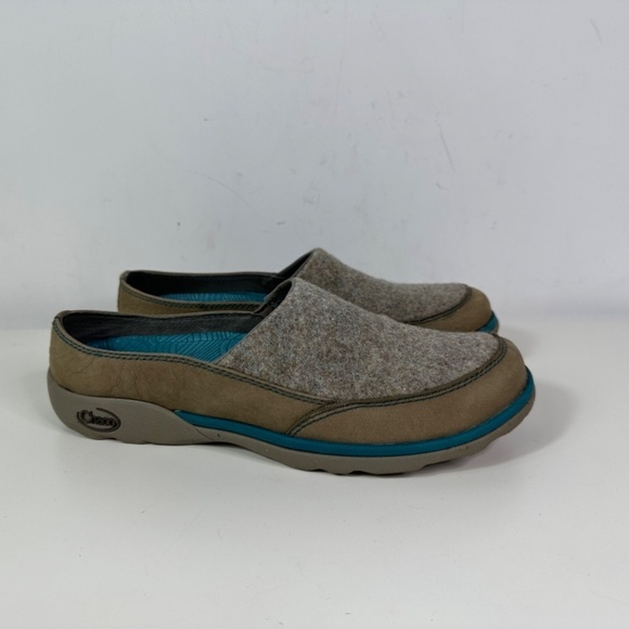 Chaco SANDSTONE 1805146 Wool Beige Mules-clogs Women's Size 8.5 M - Picture 2 of 16